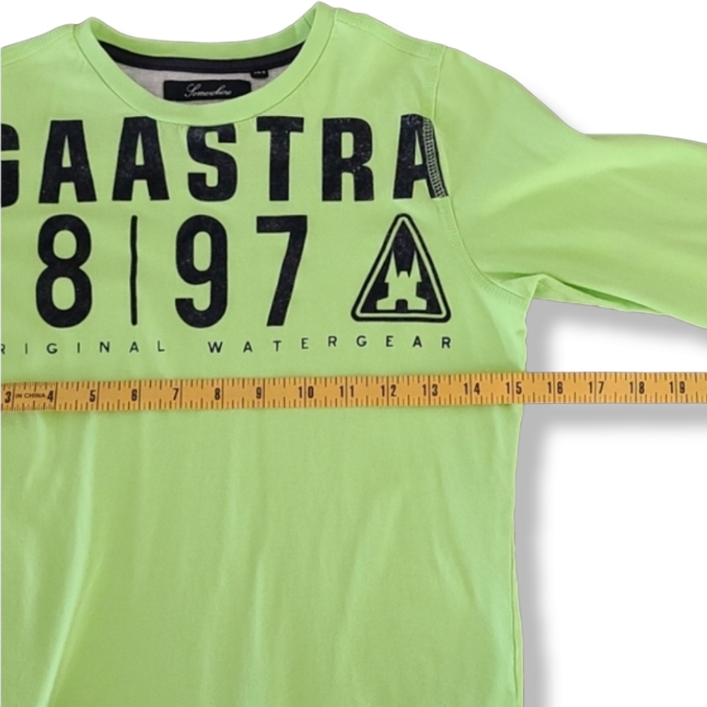 GAASTRA Netherlands Long Sleeve Tee Kids 12 Sailing Euro Style Graphic Shirt - Picture 9 of 14